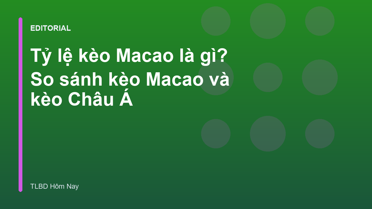 Bảng tỷ lệ kèo Macao trên màn hình máy tính